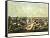 Oshkosh, Wisconsin - Panoramic Map-Lantern Press-Framed Stretched Canvas