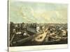 Oshkosh, Wisconsin - Panoramic Map-Lantern Press-Stretched Canvas