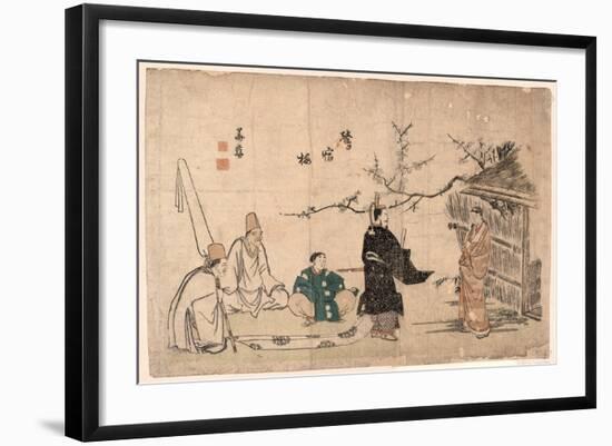 Oshukubai-Kitao Shigemasa-Framed Giclee Print