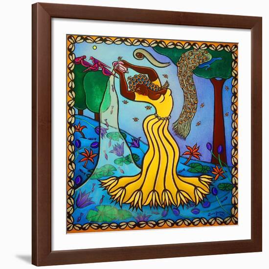 Oshun, 2011-Laura James-Framed Giclee Print