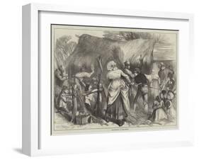 Osier-Stripping in Warwickshire-null-Framed Giclee Print