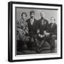 Osip Mandelstam, Korney Chukovsky, Benedikt Livshits and Yury Annenkov, 1914-Karl Karlovich Bulla-Framed Giclee Print