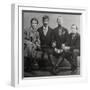 Osip Mandelstam, Korney Chukovsky, Benedikt Livshits and Yury Annenkov, 1914-Karl Karlovich Bulla-Framed Giclee Print