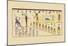 Osiris, Attended by the Guardian of the Balance-J. Gardner Wilkinson-Mounted Art Print