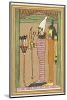 Osiris Isis and the Children of Horus-E.a. Wallis Budge-Mounted Photographic Print