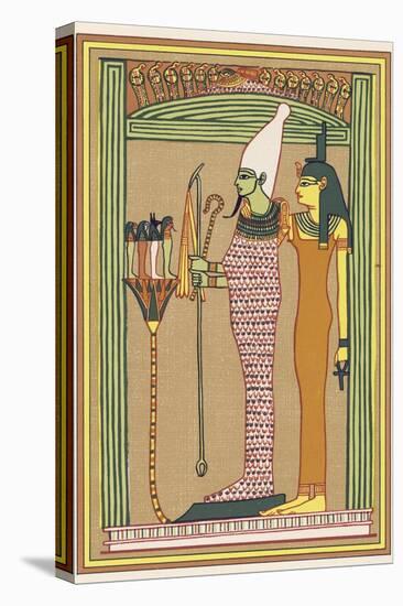 Osiris Isis and the Children of Horus-E.a. Wallis Budge-Stretched Canvas