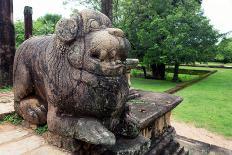 Lion Sculptures of Polonnaruwa in Sri Lanka-Oskanov-Photographic Print