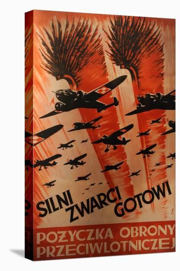 Oskar Schlinder Museum, Polish Propaganda Poster, 1939, Krakow-null-Stretched Canvas