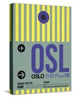 OSL Oslo Luggage Tag 1-NaxArt-Stretched Canvas