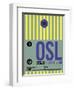 OSL Oslo Luggage Tag 1-NaxArt-Framed Art Print