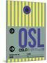 OSL Oslo Luggage Tag 1-NaxArt-Mounted Art Print