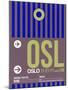 OSL Oslo Luggage Tag 2-NaxArt-Mounted Art Print