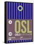 OSL Oslo Luggage Tag 2-NaxArt-Framed Stretched Canvas