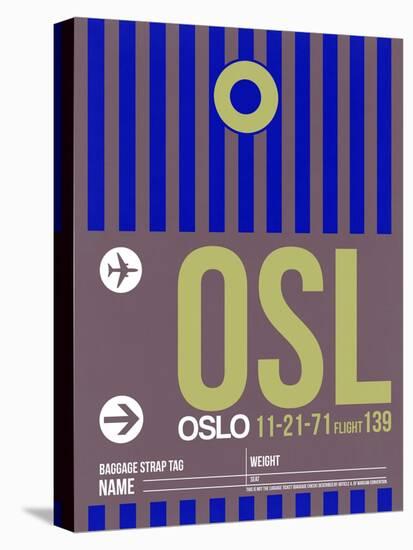 OSL Oslo Luggage Tag 2-NaxArt-Stretched Canvas