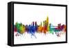 Oslo Norway Skyline-Michael Tompsett-Framed Stretched Canvas