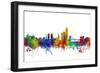 Oslo Norway Skyline-Michael Tompsett-Framed Premium Giclee Print