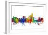 Oslo Norway Skyline-Michael Tompsett-Framed Premium Giclee Print