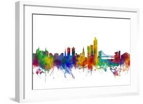 Oslo Norway Skyline-Michael Tompsett-Framed Art Print