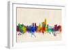 Oslo Norway Skyline-Michael Tompsett-Framed Art Print