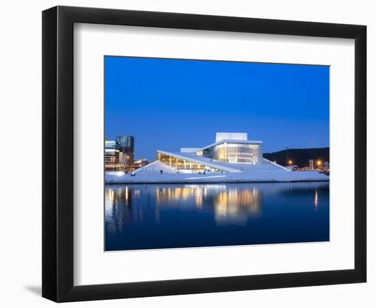 Oslo Opera House, Snohetta Architect, Oslo, Norway, Scandinavia, Europe-Marco Cristofori-Framed Photographic Print