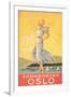 Oslo Travel Poster-null-Framed Art Print