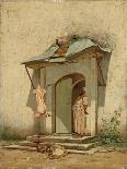 Two Musician Girls, Second Half of the 19th C-Osman Hamdi Bey-Giclee Print