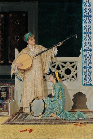 Two Musician Girls, Second Half of the 19th C