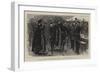 Osman Pasha Brought before the Czar at Plevna-null-Framed Giclee Print