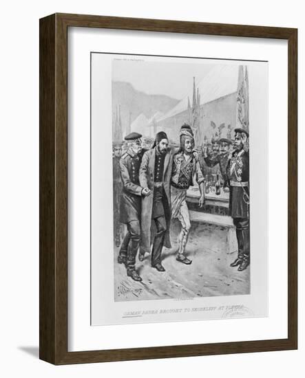 Osman Pasha Brought to Skobelev at Plevna, C. 1895-Jean Leon Gerome Ferris-Framed Giclee Print