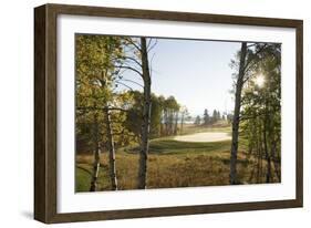 Osprey Meadows Golf Course, Hole 16 bunker-Stephen Szurlej-Framed Premium Photographic Print