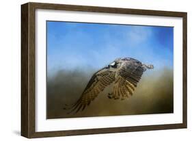 Osprey over Pickwick-Jai Johnson-Framed Giclee Print