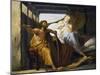 Ossian and Malvina, Pelagius Palagi (1775-1860), Italy, 18th Century-null-Mounted Giclee Print