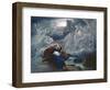 Ossian Conjures up the Spirits on the Banks of the River Lorca-Karoly Kisfaludy-Framed Giclee Print