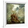 Ossian Conjures up the Spirits with His Harp on the Banks of the River of Lorca, circa 1811-Francois Gerard-Framed Giclee Print