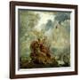 Ossian Conjures up the Spirits with His Harp on the Banks of the River of Lorca, circa 1811-Francois Gerard-Framed Giclee Print