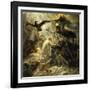 Ossian Receives Heroes of the Republic, c.1801-Anne-Louis Girodet de Roussy-Trioson-Framed Giclee Print