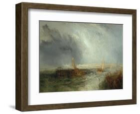 Ostend, 1844-J. M. W. Turner-Framed Giclee Print