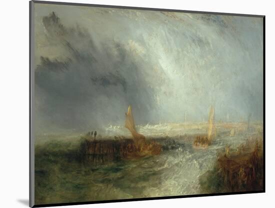 Ostend, 1844-J. M. W. Turner-Mounted Giclee Print