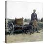 Ostend (Belgium), Dog-Pulled Cart-Leon, Levy et Fils-Stretched Canvas