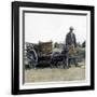 Ostend (Belgium), Dog-Pulled Cart-Leon, Levy et Fils-Framed Photographic Print