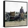 Ostend (Belgium), Dog-Pulled Cart-Leon, Levy et Fils-Framed Stretched Canvas