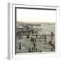 Ostend (Belgium), the Beach, Circa 1880-Leon, Levy et Fils-Framed Photographic Print