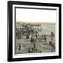 Ostend (Belgium), the Beach, Circa 1880-Leon, Levy et Fils-Framed Photographic Print