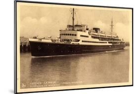 Ostende, Fährschiff Prince Baudouin Am Hafen-null-Mounted Giclee Print