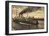 Ostende, Lner, La Malle Stad Antwerpen Départ-null-Framed Giclee Print