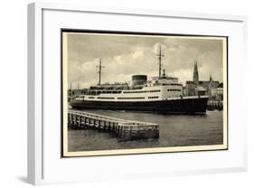 Ostende, Malle Prince Philippe, Rmt, Dampfschiff-null-Framed Giclee Print