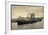 Ostende, Nouvelle Malle Jan Breydel Sortant Le Port-null-Framed Giclee Print