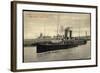 Ostende, Nouvelle Malle Jan Breydel Sortant Le Port-null-Framed Giclee Print