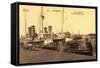 Ostende Westflandern, Gare Maritime, Malles Poste-null-Framed Stretched Canvas