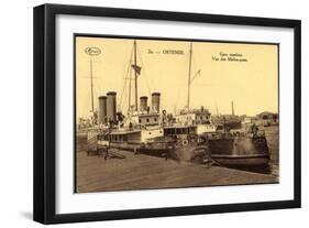 Ostende Westflandern, Gare Maritime, Malles Poste-null-Framed Giclee Print